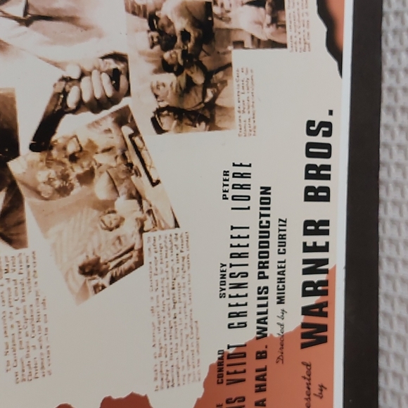 Metal Images Collector Metal Signs Vintage Look "CASABLANCA" Movie Wall Sign - Picture 4 of 5